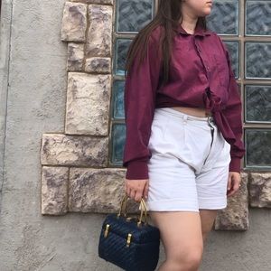 Calvin Klein purple button up